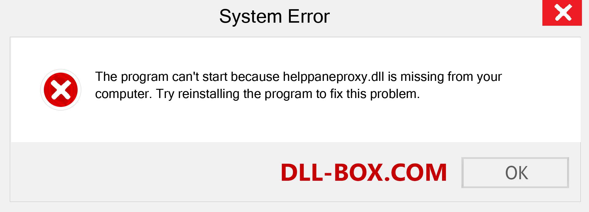  helppaneproxy.dll file is missing?. Download for Windows 7, 8, 10 - Fix  helppaneproxy dll Missing Error on Windows, photos, images